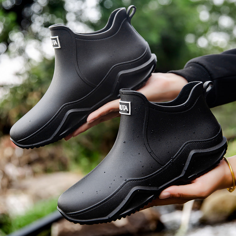 Damen wasserdichte Kurzstiefel mit faltbarem Manschettenkragen Shop Nory
