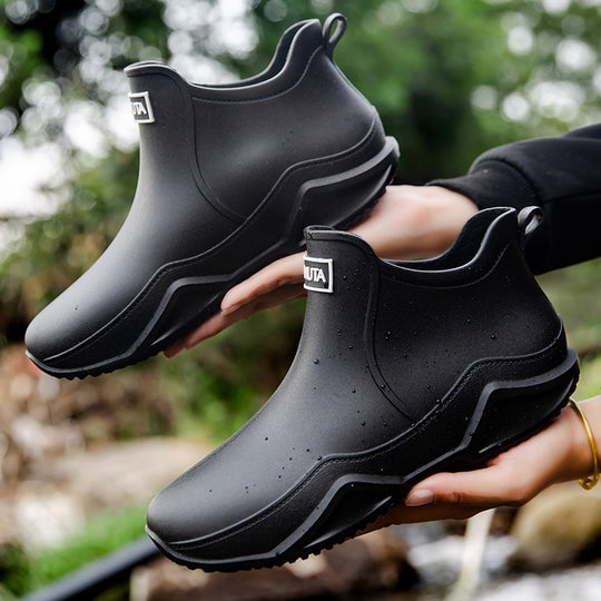 Damen wasserdichte Kurzstiefel mit faltbarem Manschettenkragen Shop Nory