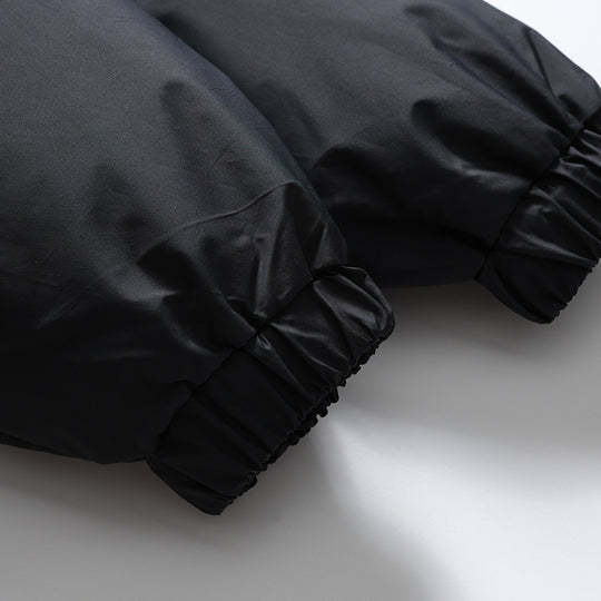 Unisex Wattierter Kapuzenpullover-Anorak mit halbem Reißverschluss, Kängurutasche und Kordelzug Shop Nory