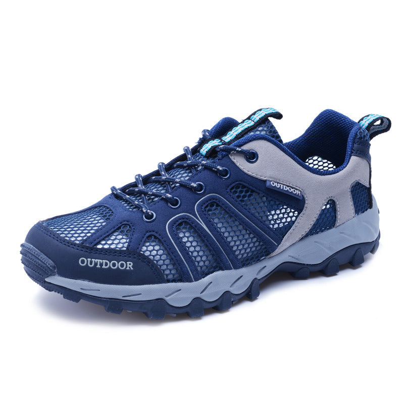Damen Atmungsaktive Outdoor-Sneakers mit rutschfester Sohle und elastischem Mesh