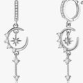 Damen Ohrhänger mit Mond- und Sternenmotiv Shop Nory
