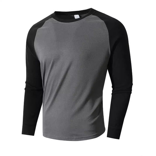 Herren Sportliches Langarmshirt mit Raglanärmeln