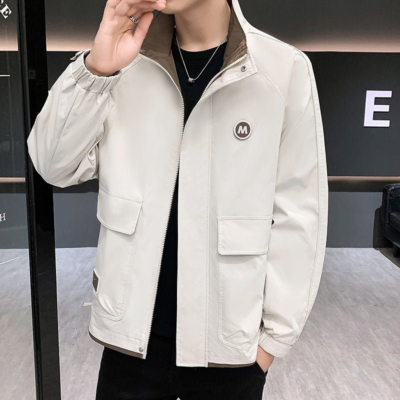 Herren Leichte Übergangsjacke mit versteckten Taschen Shop Nory