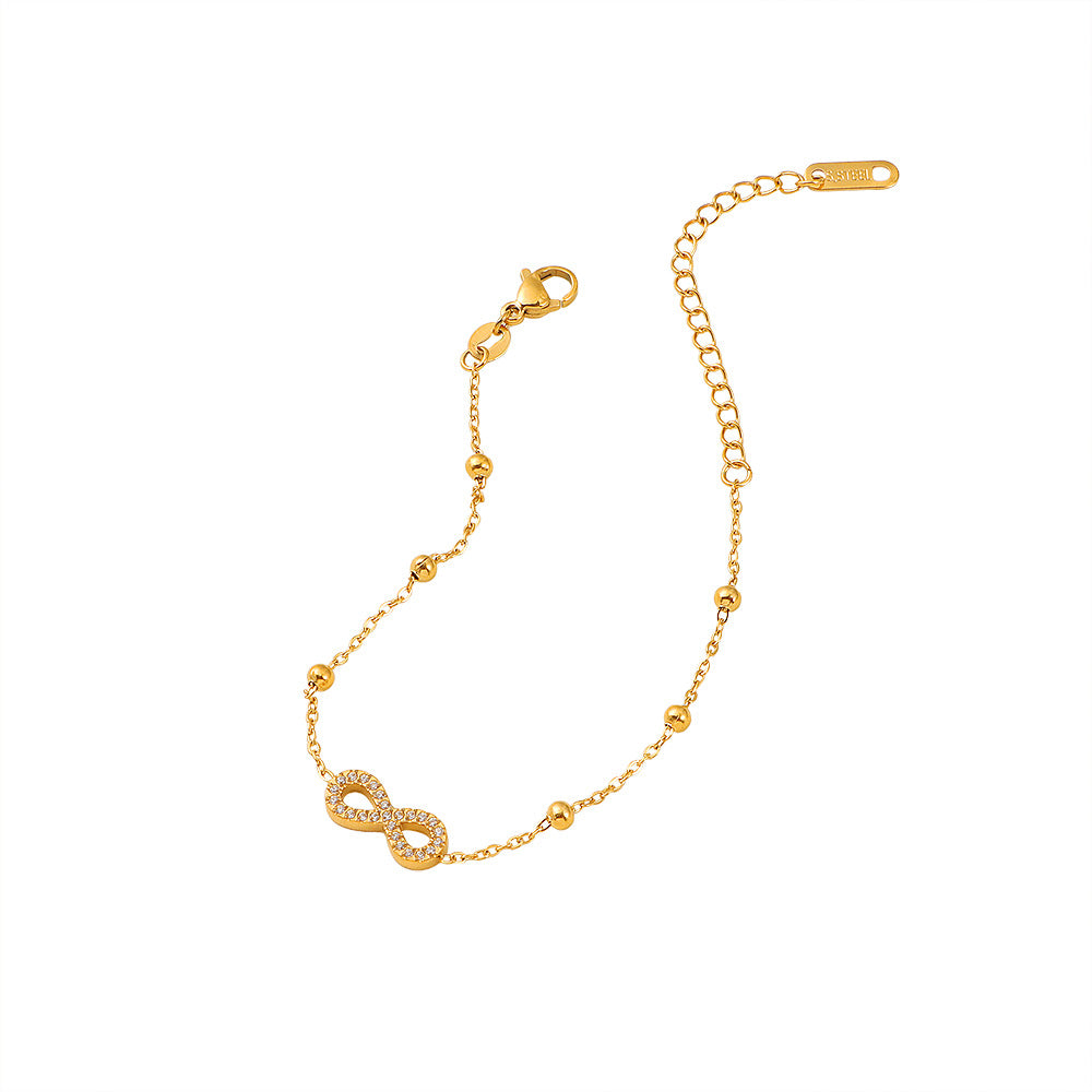 Damen Elegante Unendlichkeit Charm-Armband Shop Nory