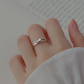Damen Zarter Ring mit filigranem Schleifenmotiv Shop Nory
