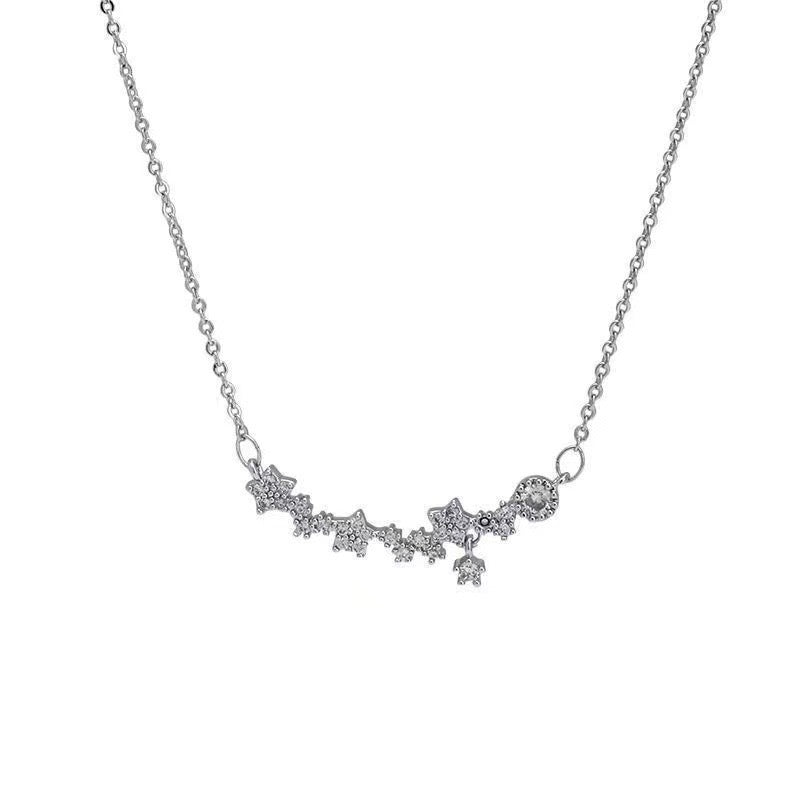 Damen Halskette mit funkelndem Zirkonia-Anhänger Shop Nory