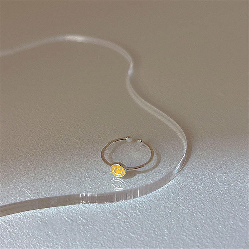 Damen Smiley-Ring mit kreativem Design Shop Nory