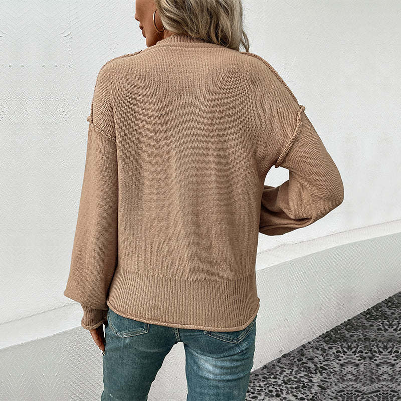 Damen Modischer Pullover mit praktischem Taschen-Design Shop Nory