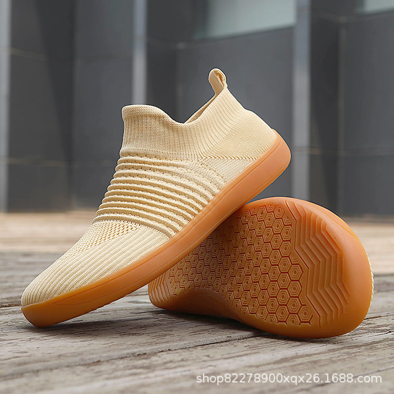 Unisex nan sockenähnlicher Stricksneaker mit elastischem Schaft und rutschfester Gummisohle