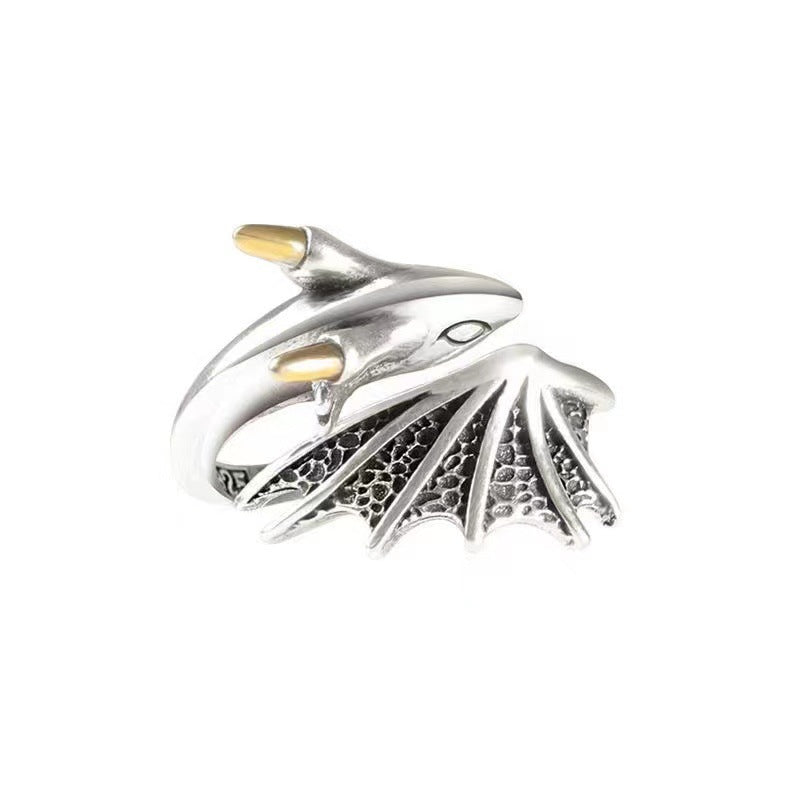 Damenring mit kunstvollem Drachen-Design Shop Nory