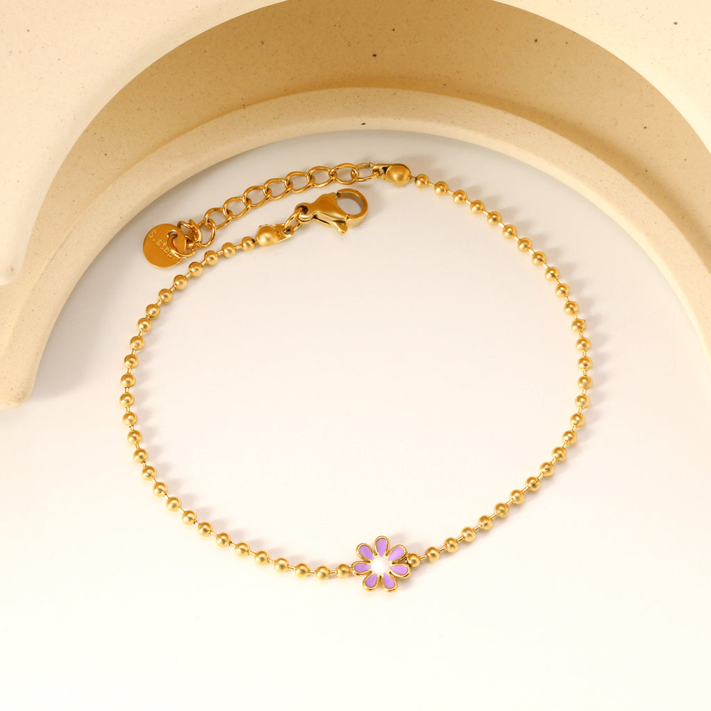 Damen Armband mit floralem Design und doppeltem Verstellmechanismus Shop Nory