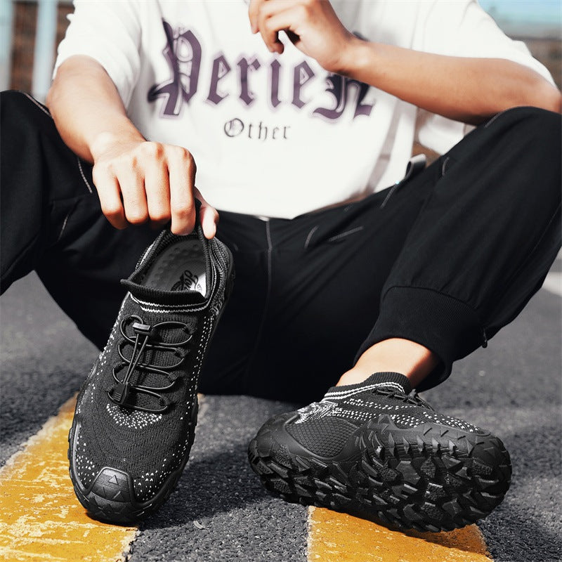 Damen Sportliche Wasserschuhe mit rutschfester Sohle und elastischem Snürsystem Shopnory
