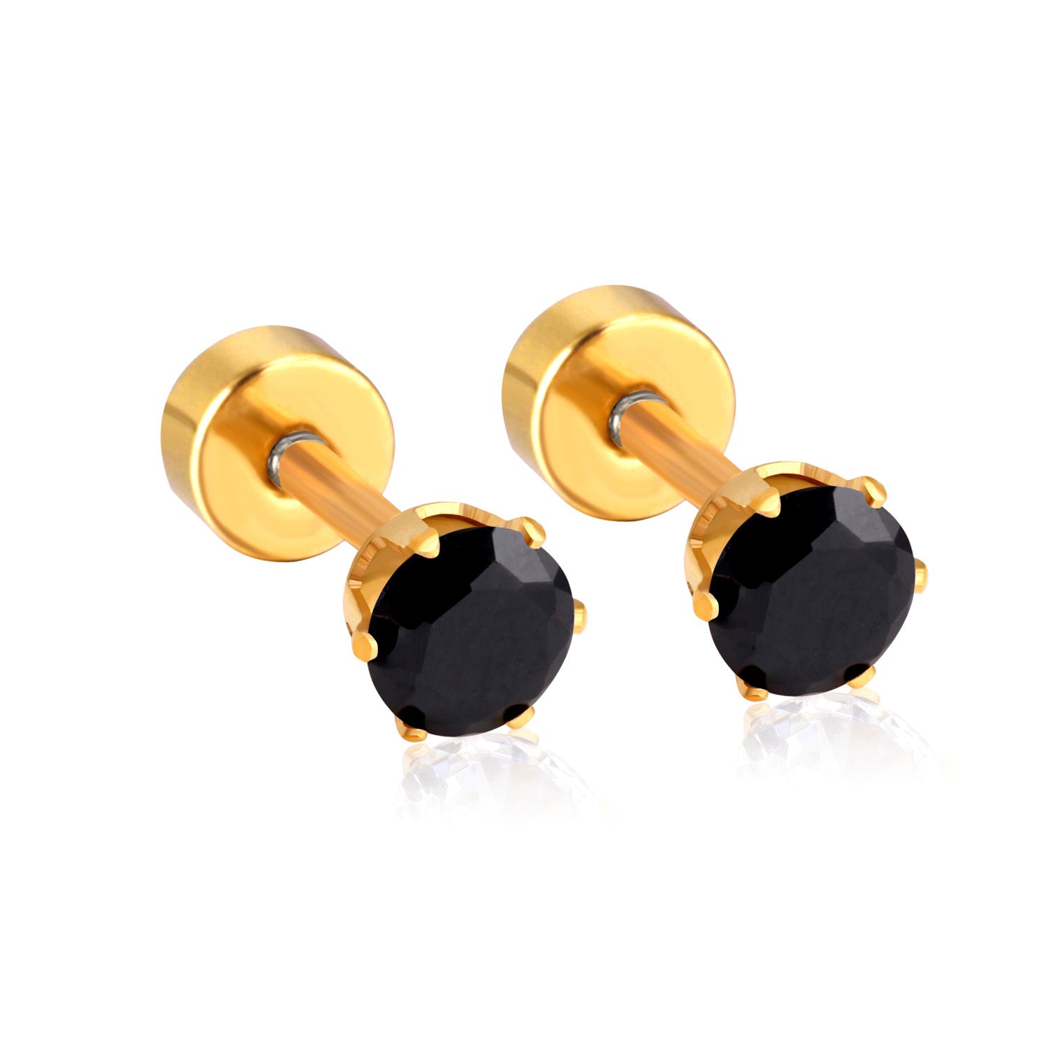 Damen Ohrstecker mit funkelndem Kristall und hochwertigem Edelstahl Shop Nory