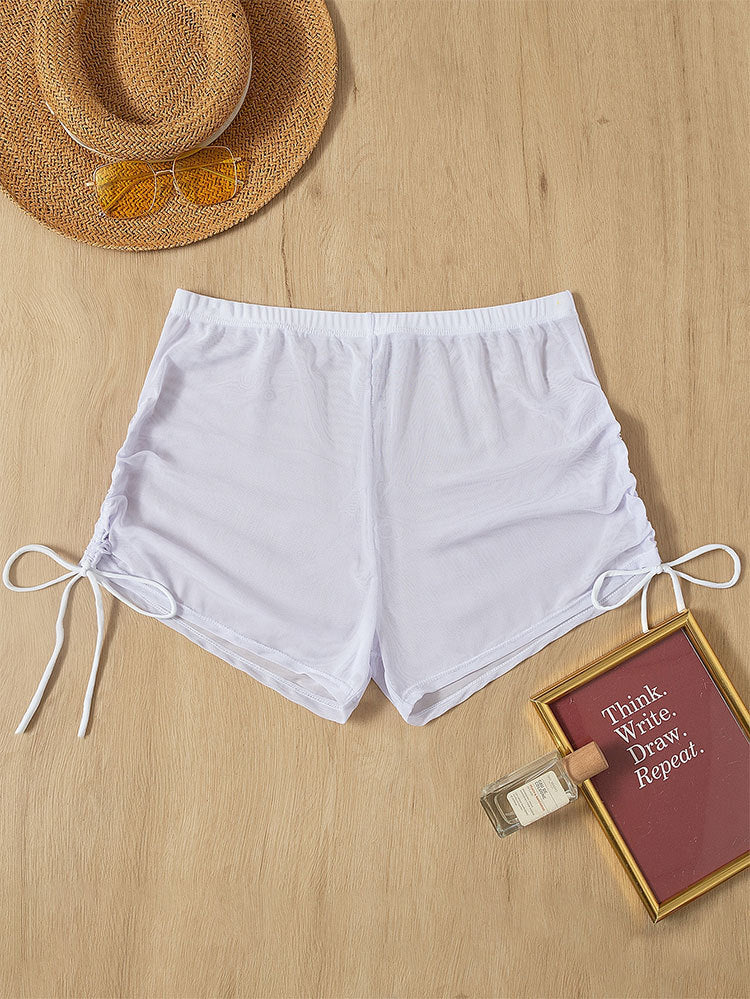 Damen Badeshorts mit seitlichen Raffungen Shopnory