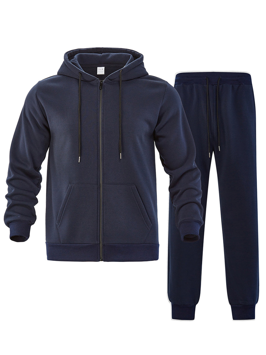 Herren nan zweiteiliges Jogginganzug-Set mit durchgehendem Reißverschluss Kapuzenjacke und taillierter Jogginghose Shop Nory