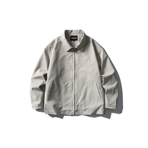 Herren Leichte Boxy-Zipjacke mit Hemdkragen und schrägen Eingrifftaschen Shop Nory