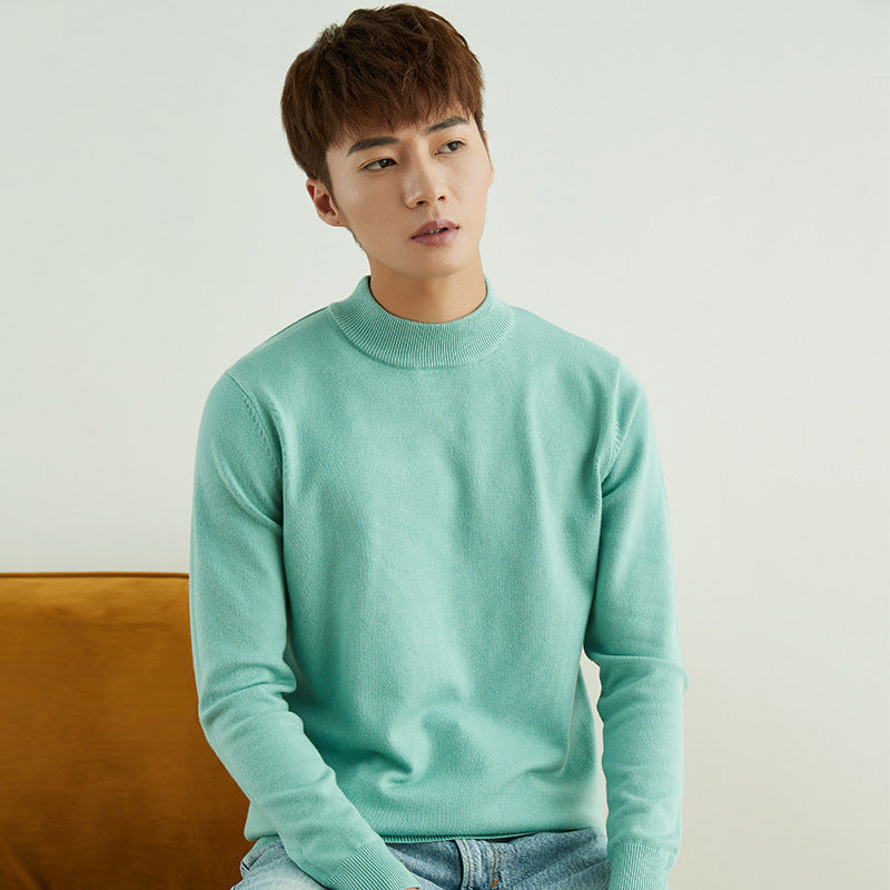 Herren Halbhoher Rollkragenpullover aus Feinstrick mit schmaler Passform Shop Nory
