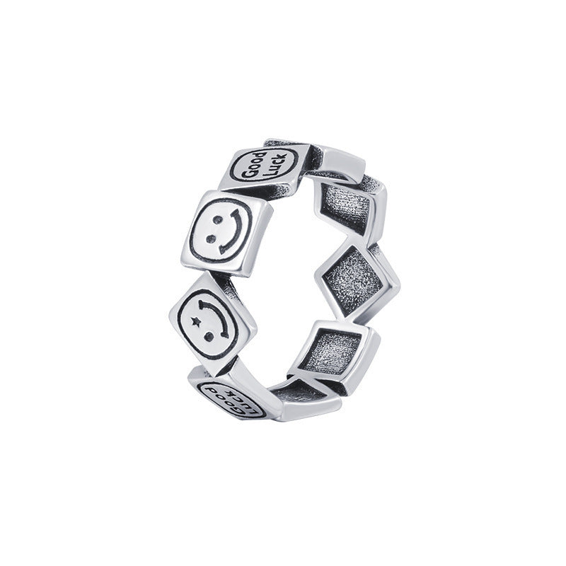 Damen glücksbringender Ring mit symbolischen Motiven Shop Nory