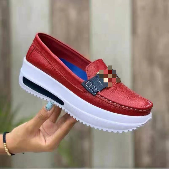 Damen Plateau-Loafer mit Metallic-Textil und leichter Profilsohle Shop Nory