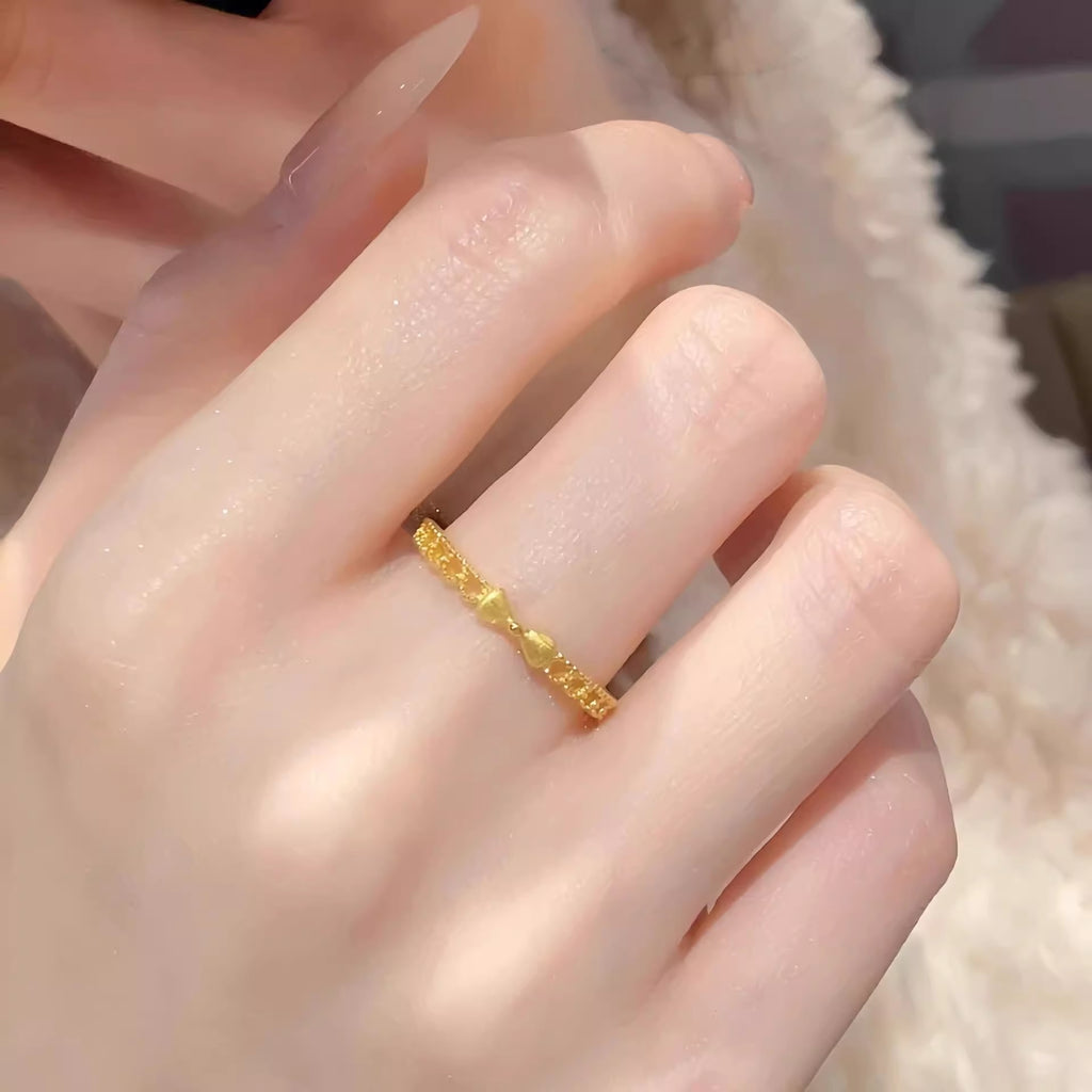Damen Zierlicher Ring mit verspieltem Schleifenmotiv Shop Nory