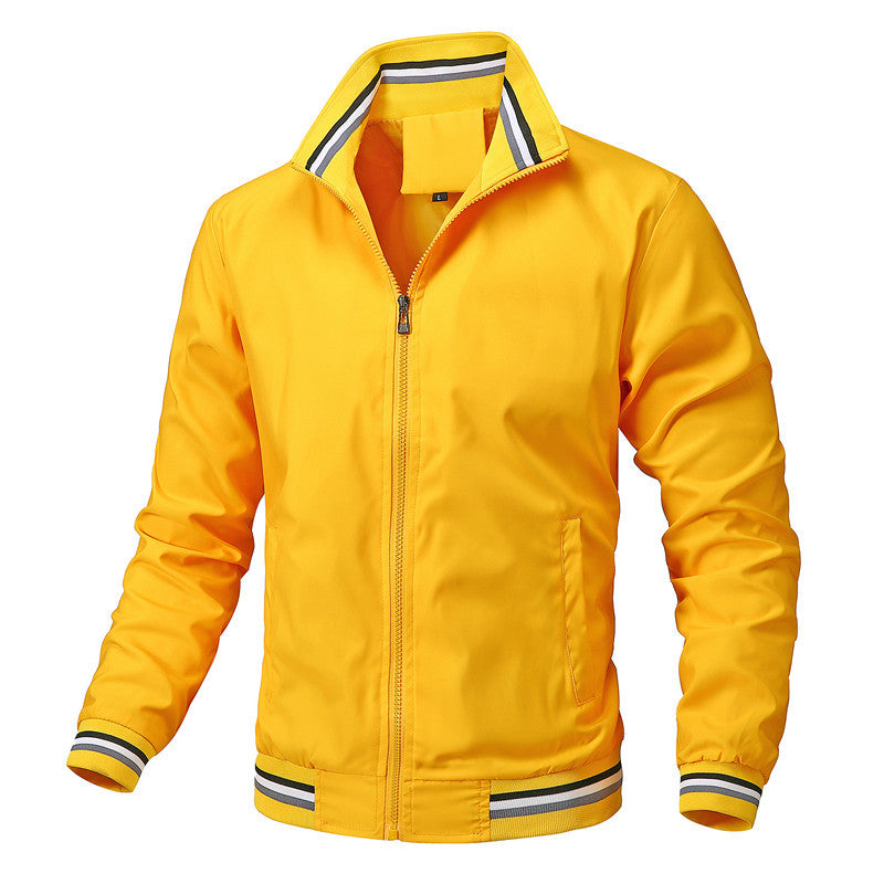 Herren Elegante Sportjacke mit hohem Kragen Shop Nory