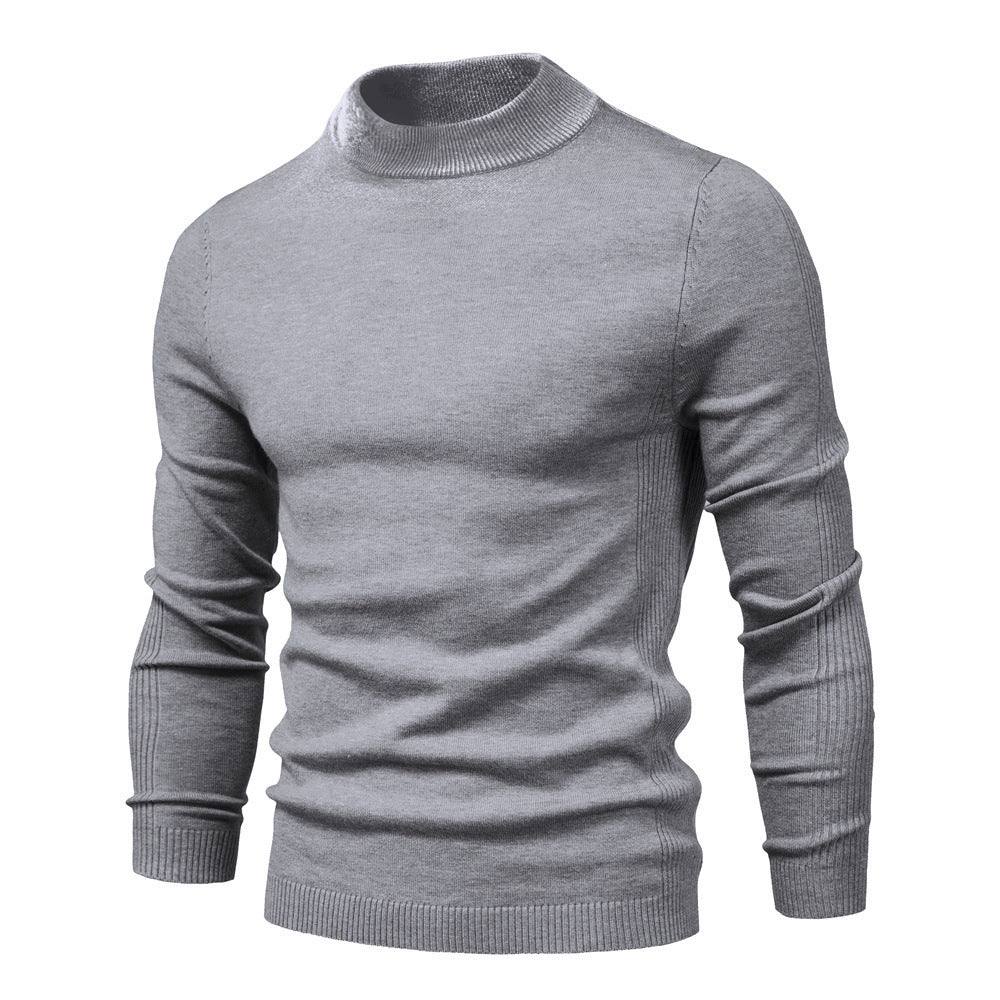 Herren stilvoller Rollkragenpullover aus weicher Merinowolle ShopNory