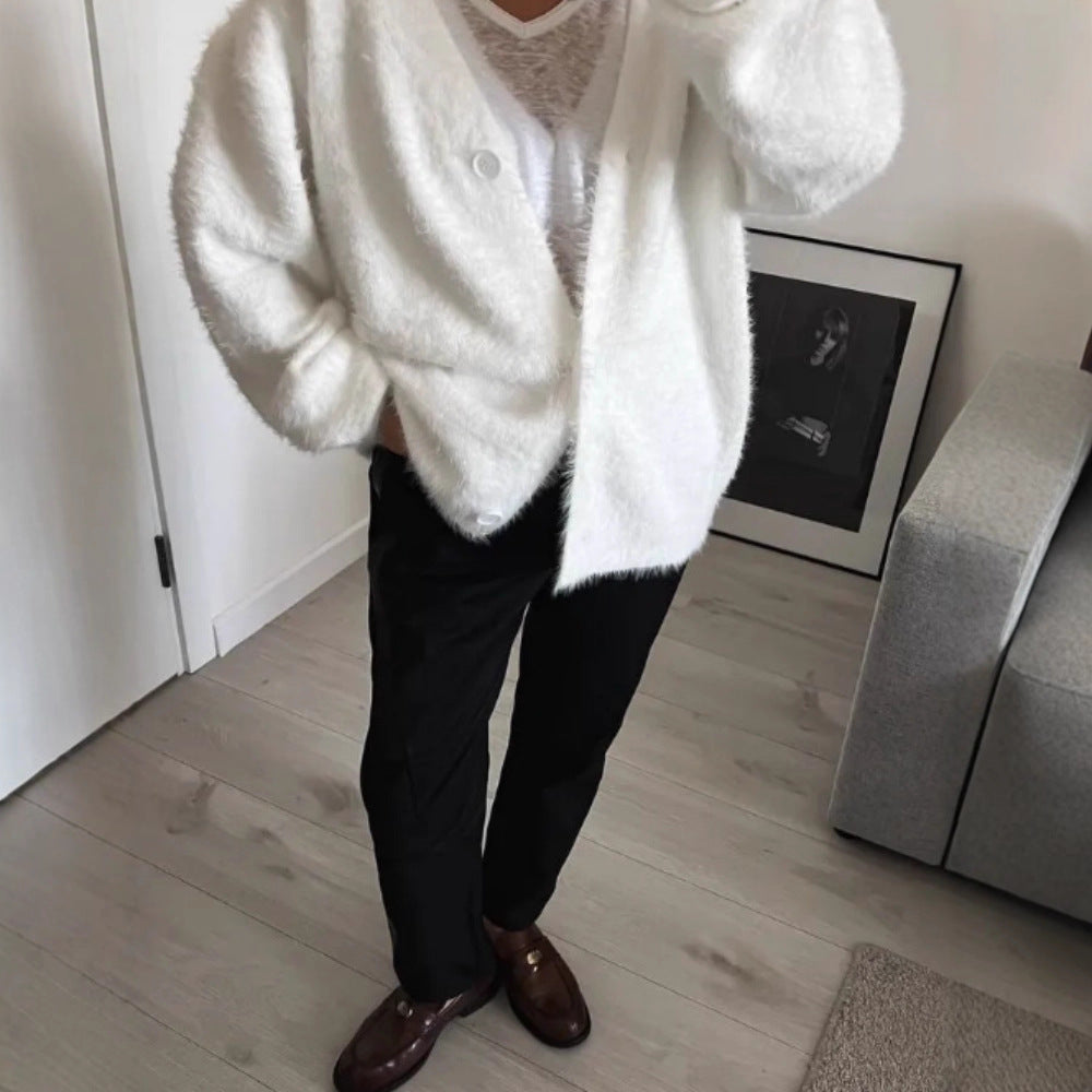 Damen Kuschelige Oversized Strickjacke Shop Nory