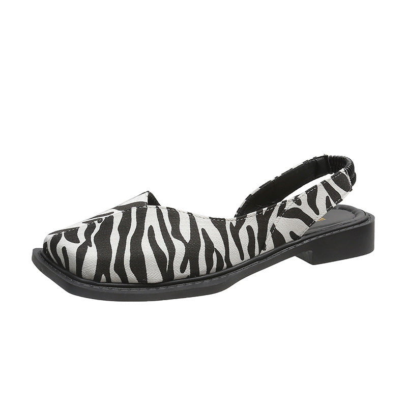 Damen Elegante Riemchen-Sandalen mit quadratischer Zehenpartie und flexibler Sohle