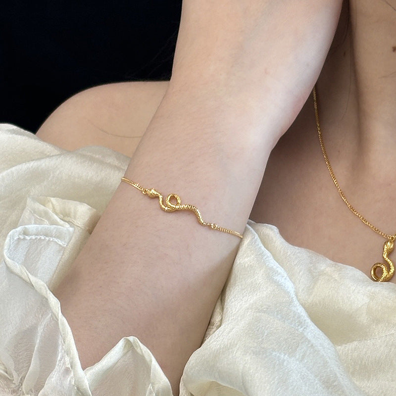 Damen trendiges Schlangenarmreif Shop Nory