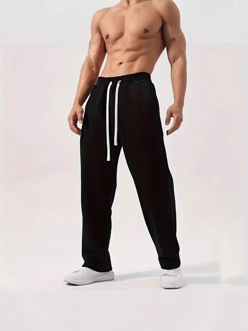 Herren nan locker sitzende Jogginghose aus Baumwollmischung mit elastischem Bund und Seitentaschen Shop Nory