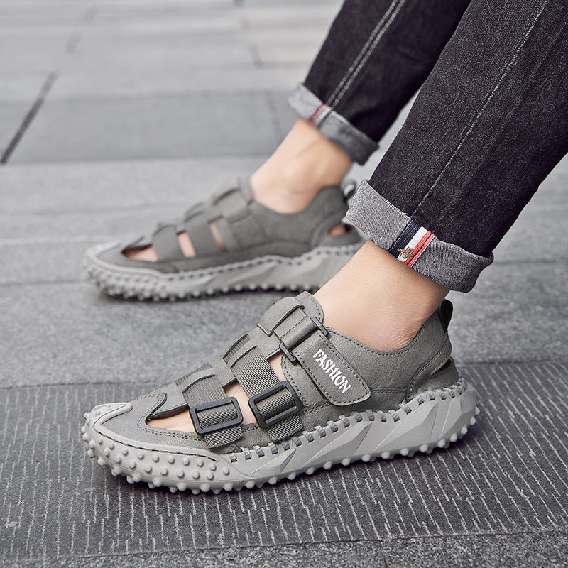 Herren Sportliche Freizeitsandalen mit verstellbaren Riemen und rutschfester Sohle Shopnory