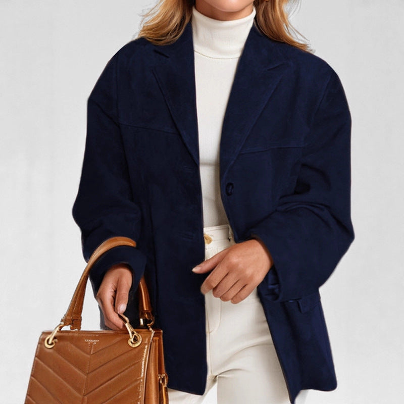 Damen Elegante und gemütliche Blazerjacke