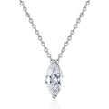 Damen Halskette mit elegantem Marquise-Anhänger Shop Nory