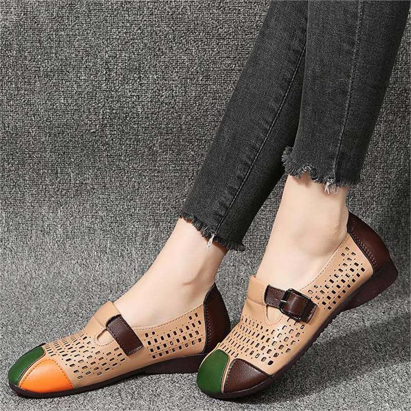 Luftige Damensandalen mit Schnalle – Zoë