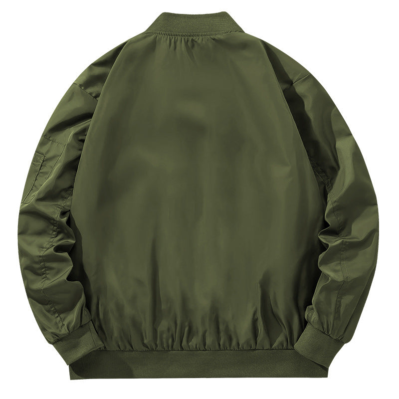 Herren modische Bomberjacke mit hoher Kragen und praktischen Reißverschlusstaschen Shop Nory