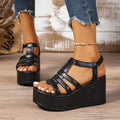 Damen Elegante und bequeme Plateau-Sandalen
