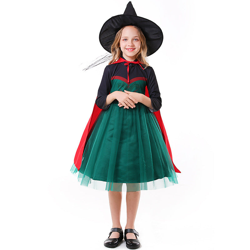 Mädchen Kostüm als zauberhafte Prinzessin mit Tüllrock und Umhang Shop Nory