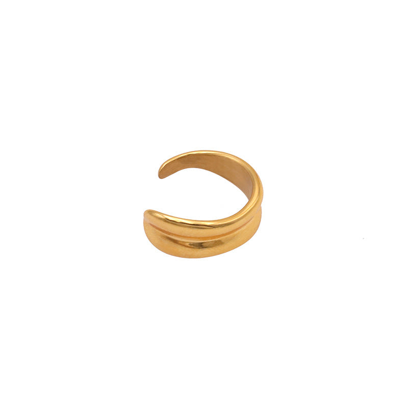 Damen Offener, eleganter Ring mit geschwungenem Design Shop Nory