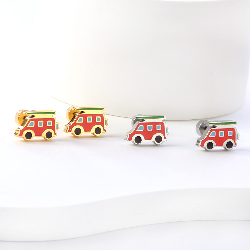 Damen Ohrstecker im modernen Fahrzeugdesign Shop Nory