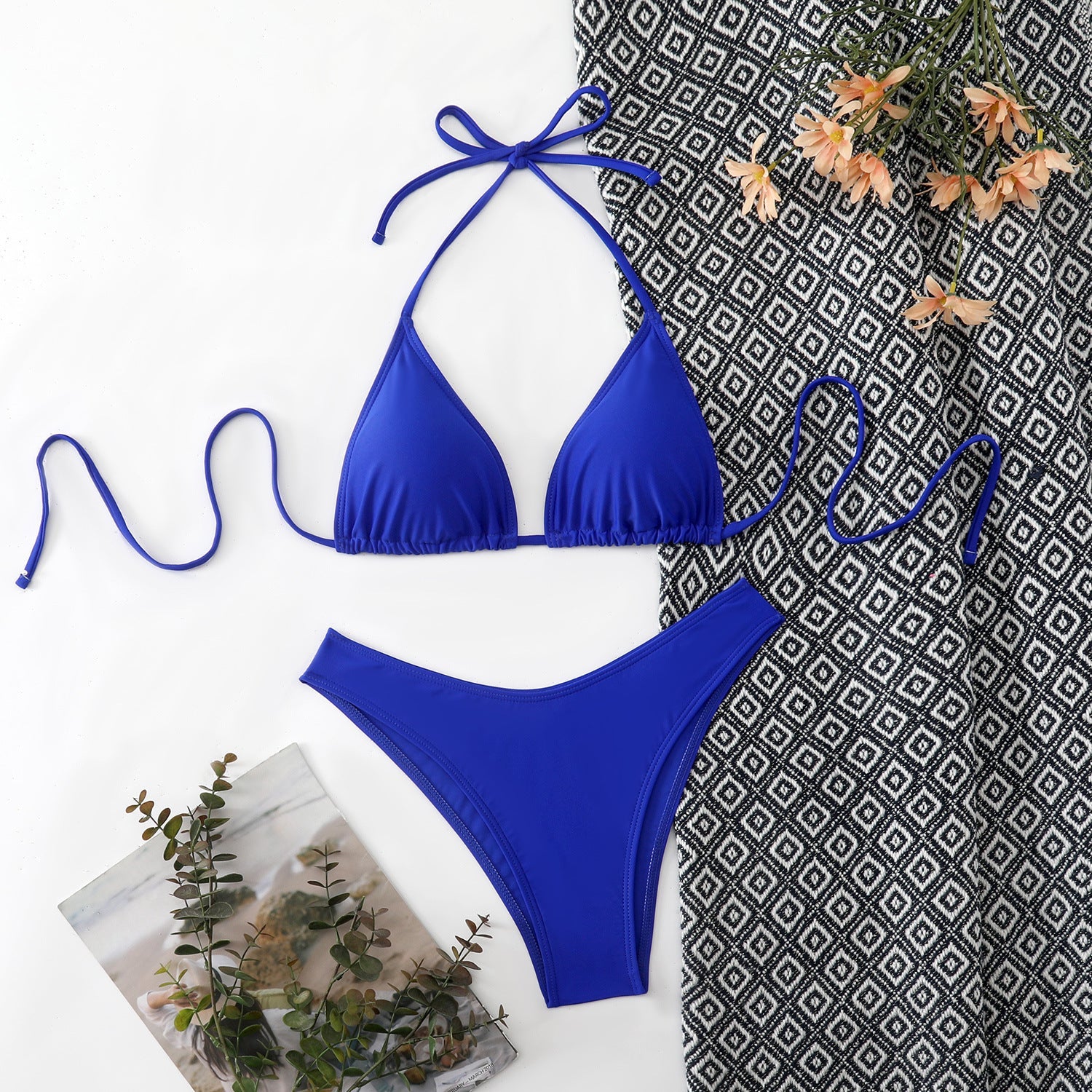 Damen Triangel-Bikini mit verstellbaren BindShopnoryändern