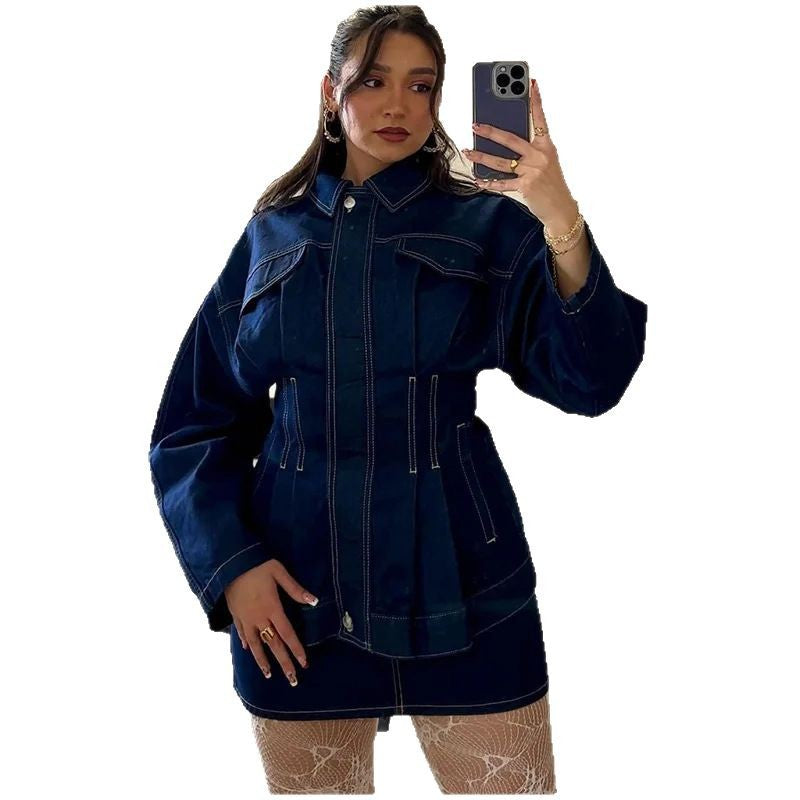 Damen modische Denim-Jacke