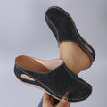 Damen Bequeme Clogs aus hochwertigem Leder mit ergonomischem Fußbett