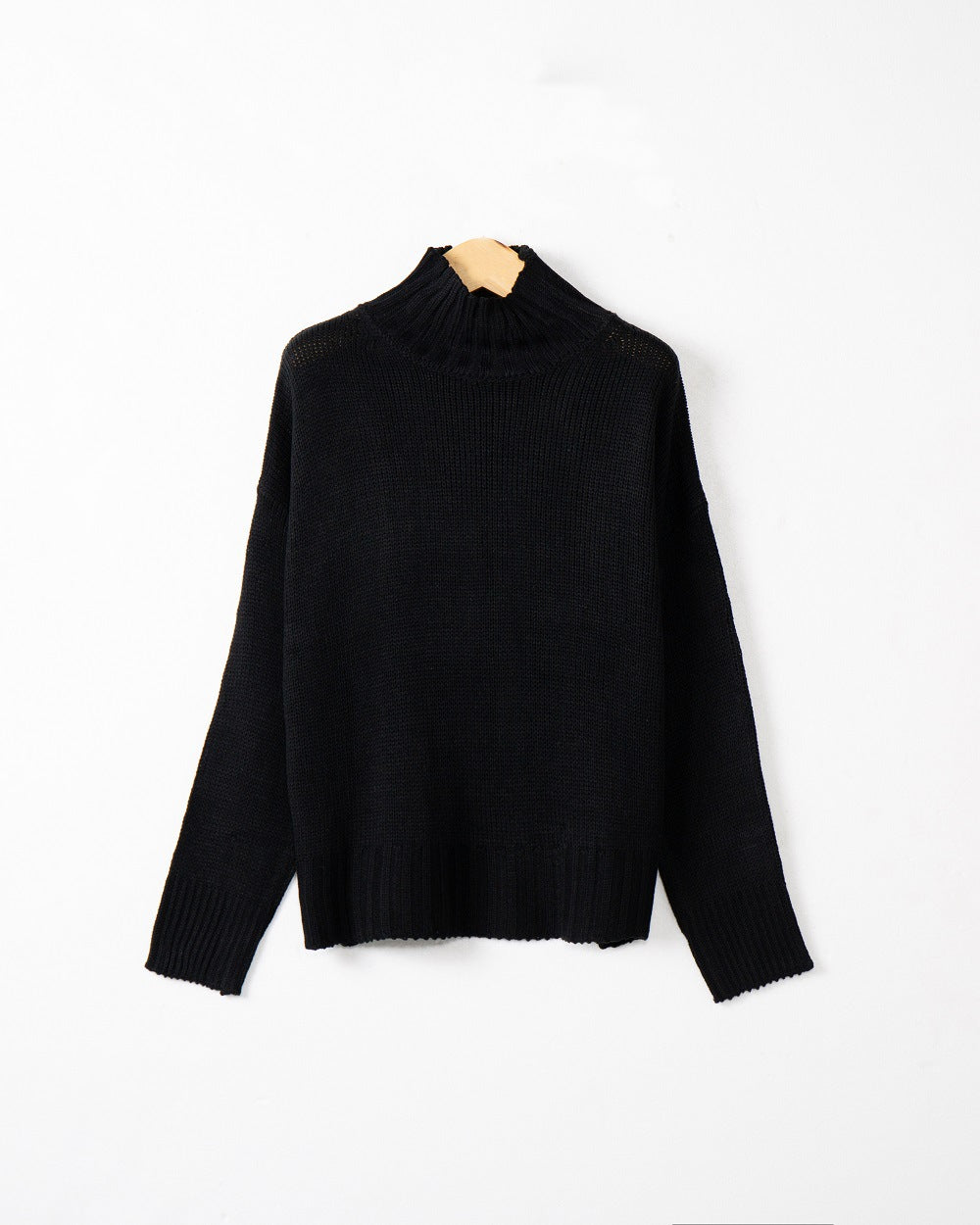 Damen Rollkragen-Pullover aus Grobstrick mit Oversize-Schnitt Shop Nory