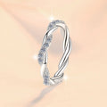 Damen zierlicher Wickelring mit funkelnden Zirkonia Shop Nory