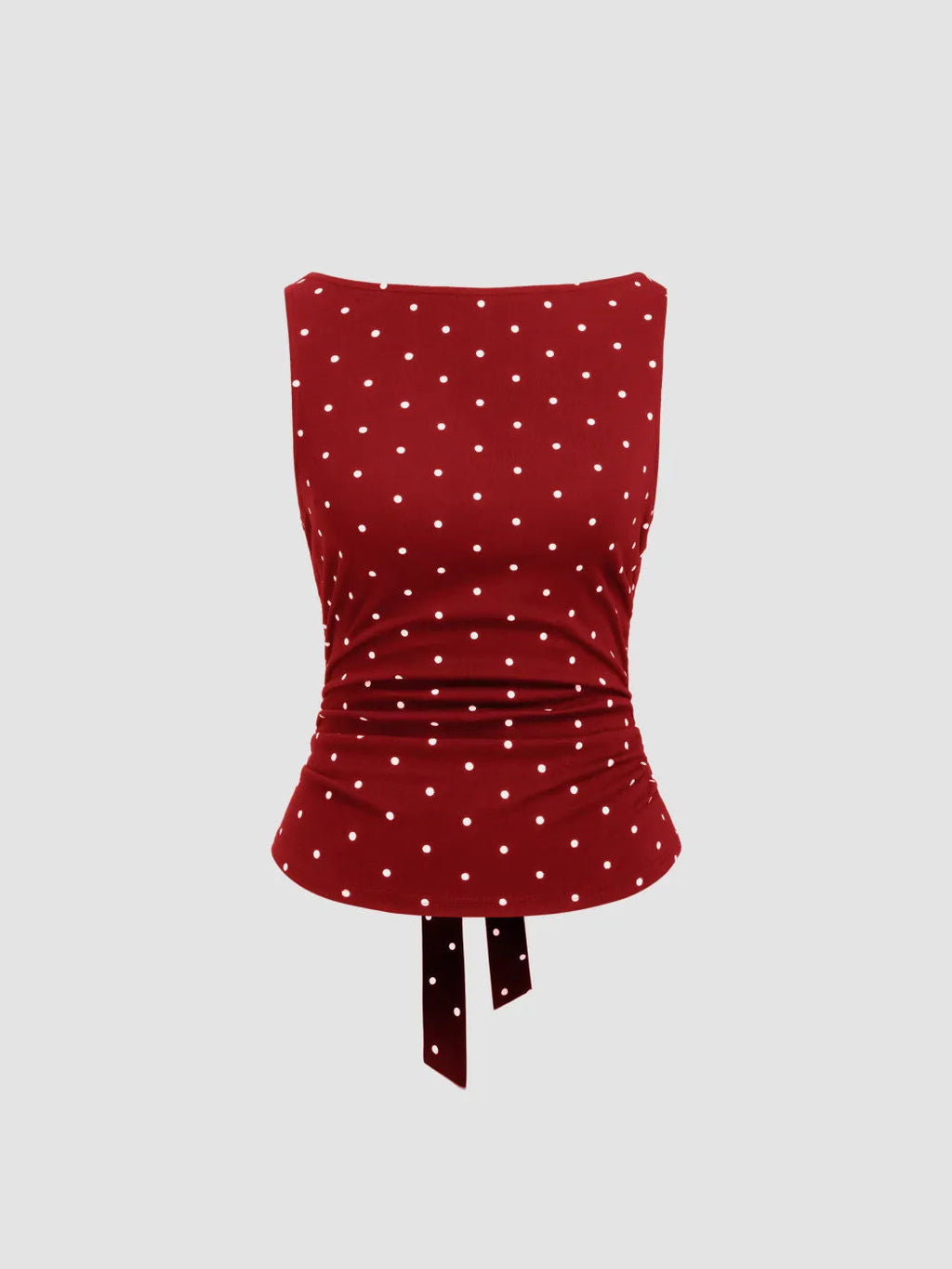 Damen Chic Rollkragen Top mit Raffung und Bindegürtel