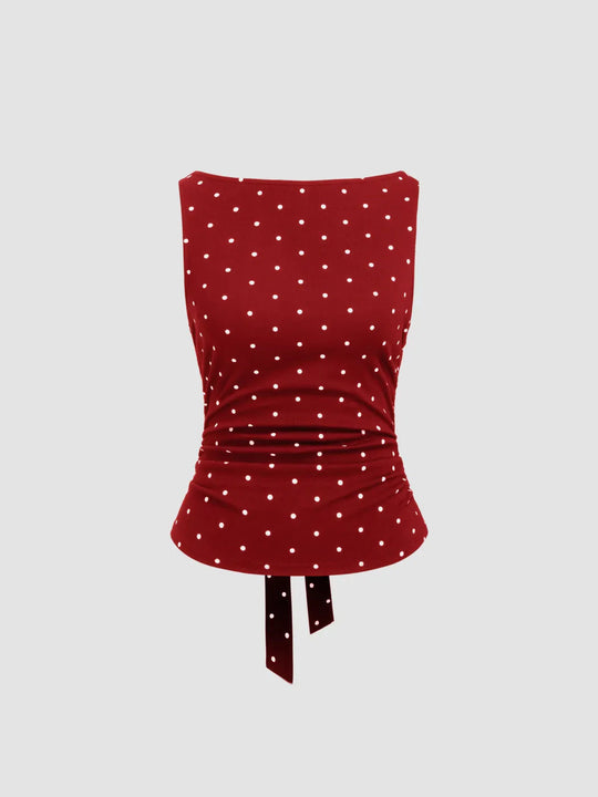 Damen Chic Rollkragen Top mit Raffung und Bindegürtel