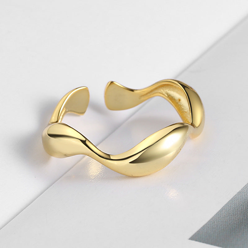 Damen offener Ring mit kreativer Formgebung Shop Nory