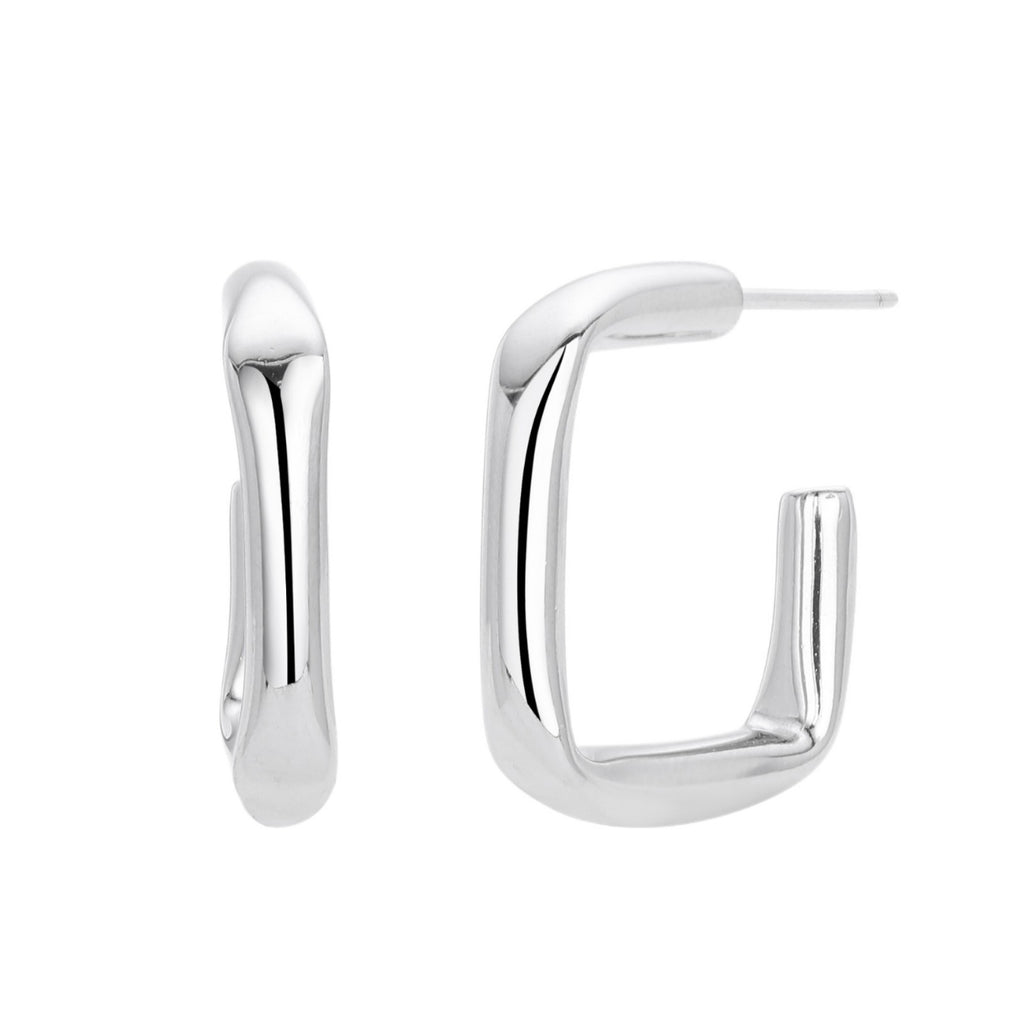 Damen Ohrhänger aus 925 Sterling Silber mit modernem minimalistischen Design Shop Nory