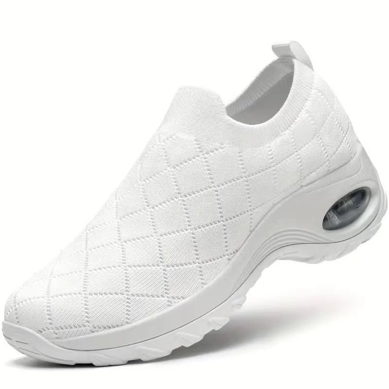 Damen Slip-On Strick-Sneaker mit Luftkissen und dämpfender Plateausohle Shop Nory