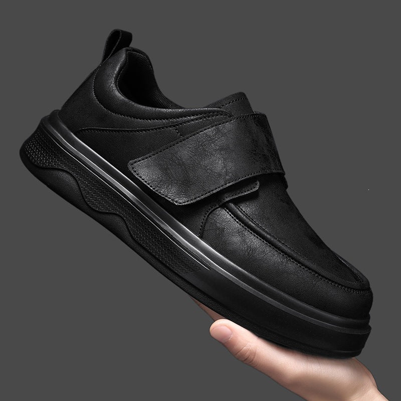 Herren Lederähnliche Alltagssneaker mit stoßdämpfender Gummisohle Shop Nory